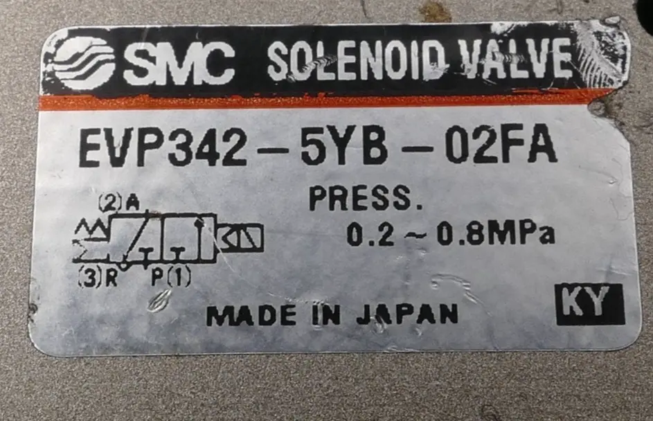 Produktfoto 1 von SMC Magnetventil | EVP342-5YB-02FA