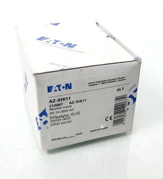 Produktfoto 1 von 6x Eaton Moeller Hilfsschalter AZ-XHI11 | 212067