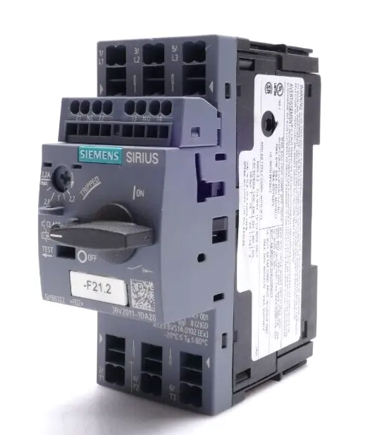 Produktfoto 1 von Siemens SIRIUS Leistungsschalter 3RV2 011-1DA20 | E:02 | 3RV2011-1DA20