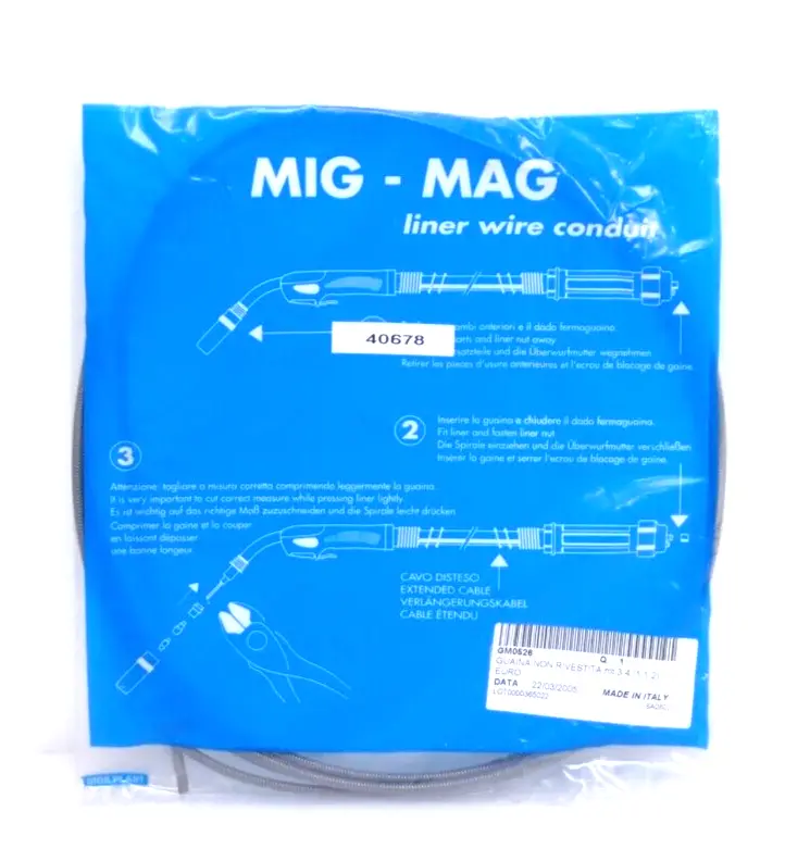 Produktfoto 1 von MIG-MAG GM0526 Ersatzspirale Guina Non Rivestita mt.3,4 (1-1,2) 40678
