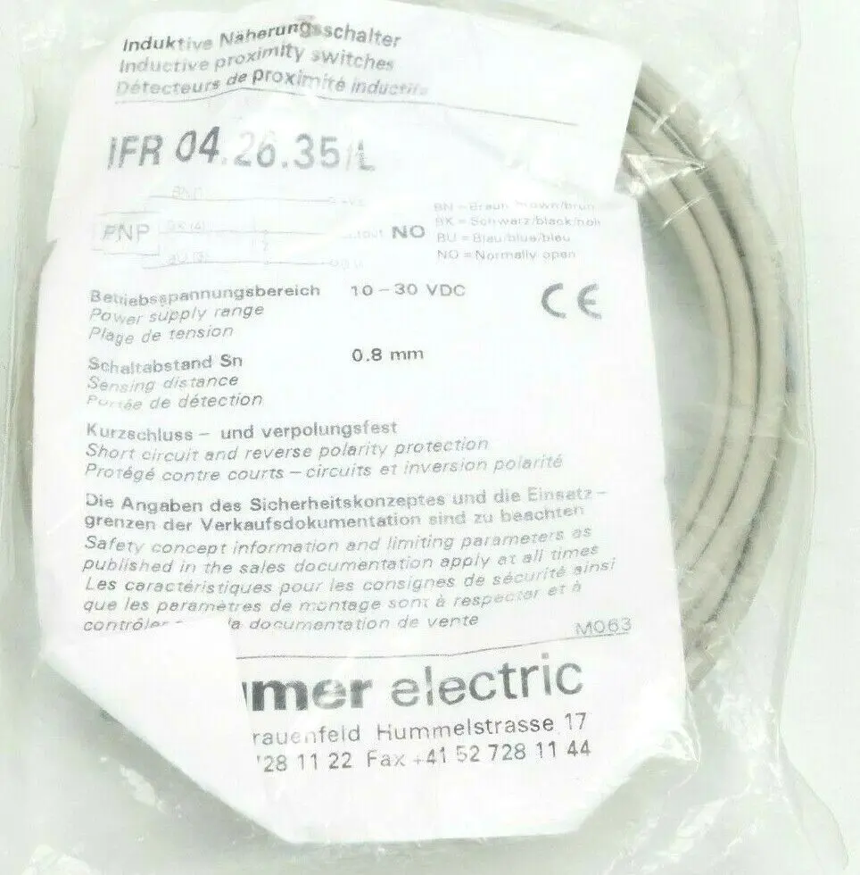 Produktfoto 1 von Baumer Electric Induktiver Näherungsschalter IFR 04.26.35/L