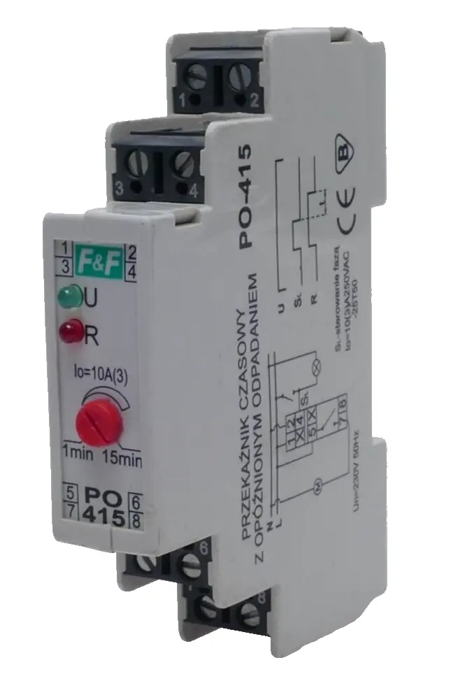 Produktfoto 1 von F&F PO-415 Zeitrelais 230V 50Hz
