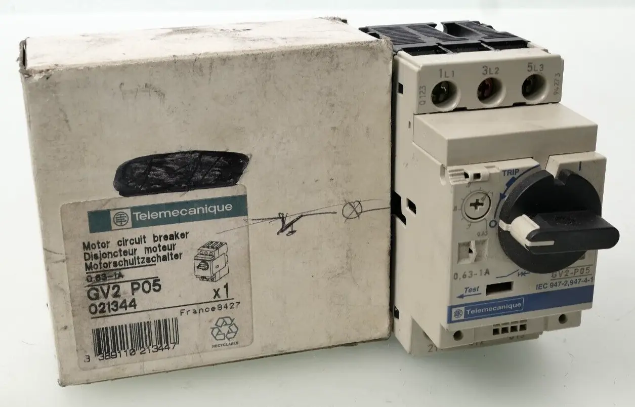Produktfoto 1 von Telemecanique 021344 Motorschutzschalter GV2-P05