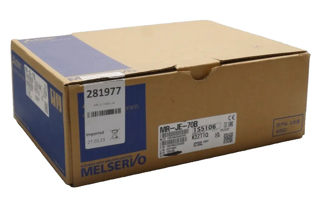 Produktfoto 1 von Mitsubishi Electric MELSERVO-JE AC Servoverstärker | MR-JE-70B