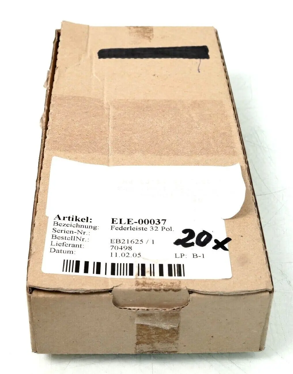 Produktfoto 1 von 20x Harting Federleiste 32 pol. EB21625/1 | ELE-00037