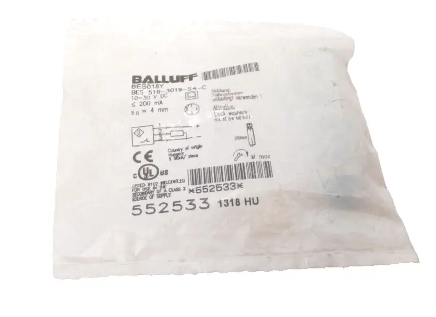 Produktfoto 1 von Balluff Induktiver Näherungsschalter BES 516-3019-S4-C | BES018Y