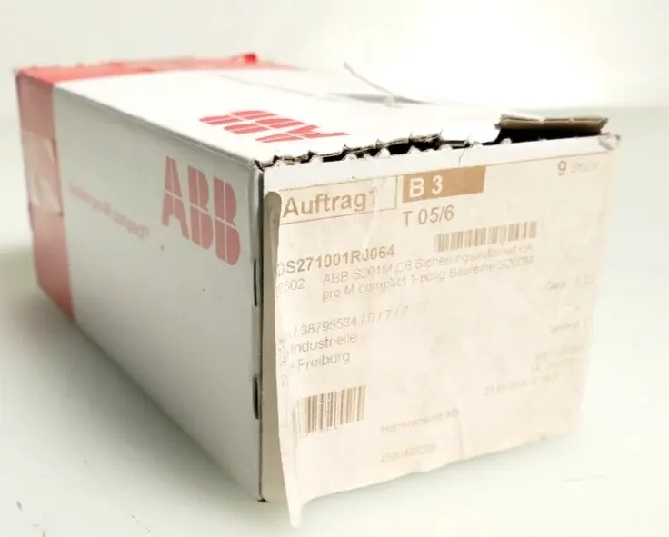 Produktfoto 1 von 9x ABB S201M-C6 Sicherungsautomat - 1P - C - 6 A  | 2CDS271001R0064