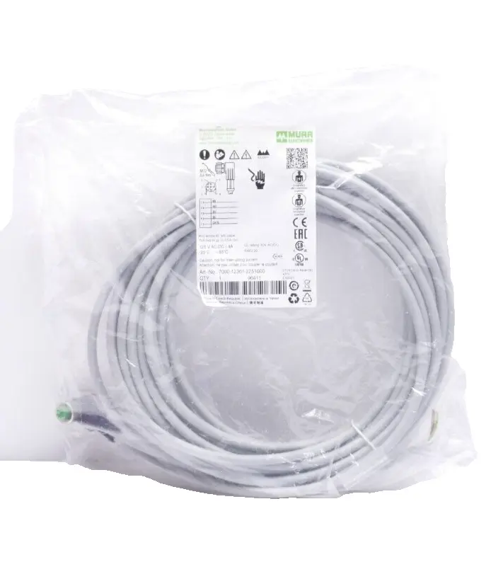Produktfoto 1 von Murr Elektronik EOL - M12 Bu. 90° A-kod. Kabel 10m | 7000-12361-2251000
