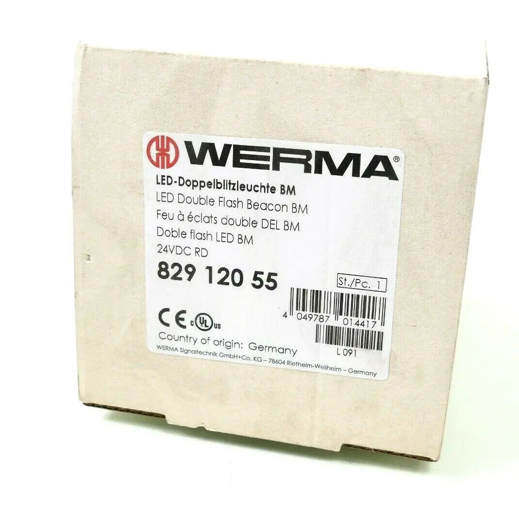 Produktfoto 1 von Werma Signaltechnik Signalleuchte LED 829 120 55 Rot Blitzlicht