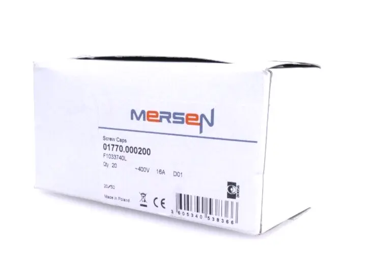 Produktfoto 1 von 20x Mersen NEOZED Schraubkappe ~400V 16A D01 | 01770.000200