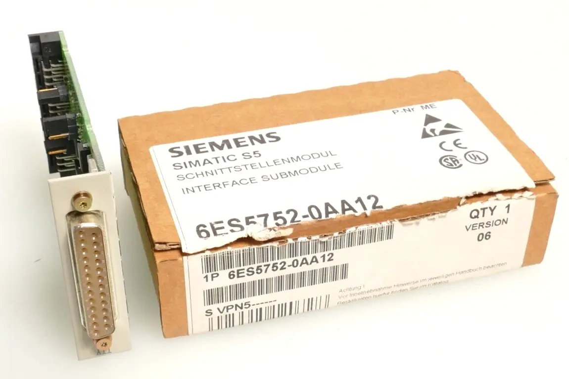 Produktfoto 1 von Siemens Simatic S5 Schnittstellenmodul 6ES5 752-0AA12 | E:06 | 6ES5752-0AA12