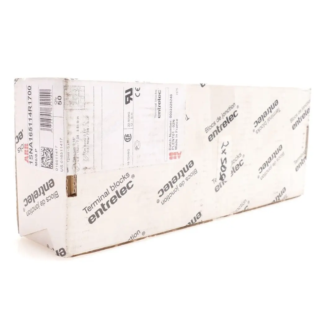 Produktfoto 1 von 50x ABB entrelec M6/8.P Schutzleiterklemme | 1SNA165114R1700