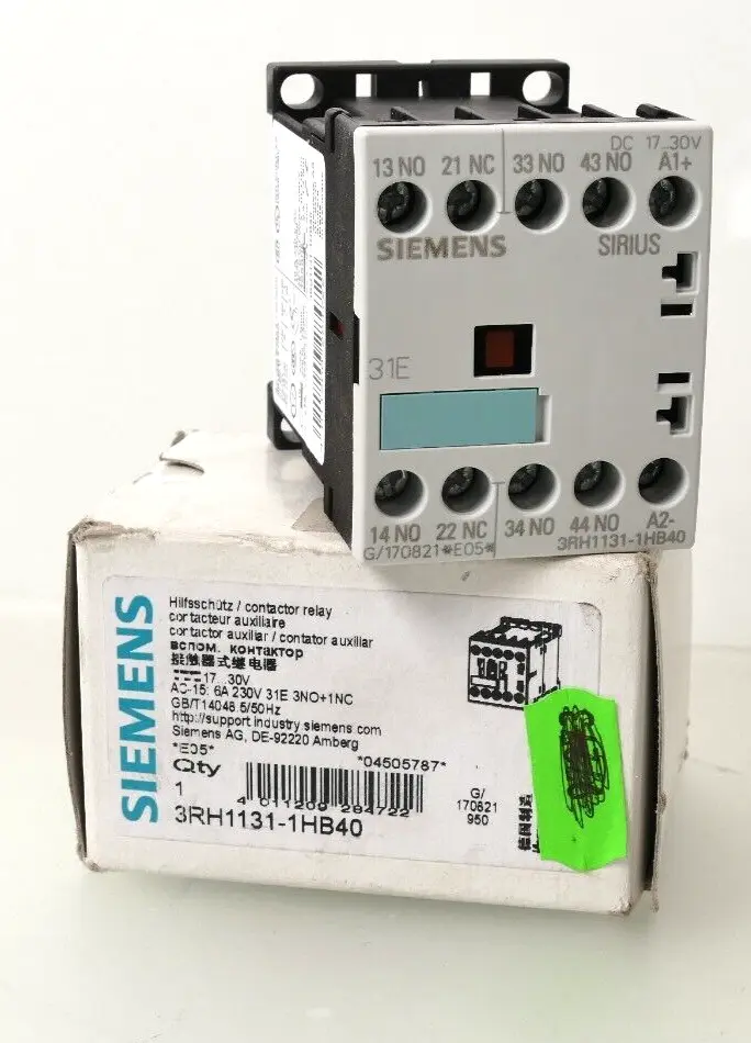 Produktfoto 1 von Siemens Hilfsschütz 3RH1131-1HB40 | *E05 |   3RH11311HB40