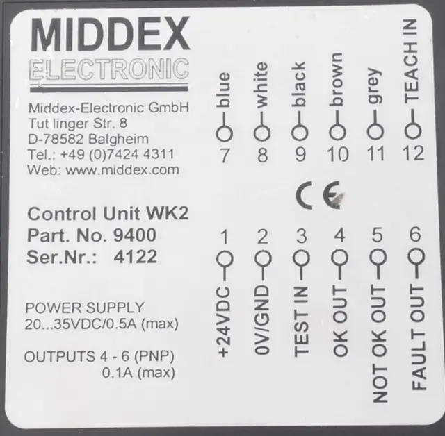 Produktfoto 1 von Middex Electronic Control Unit WK2 | 9400