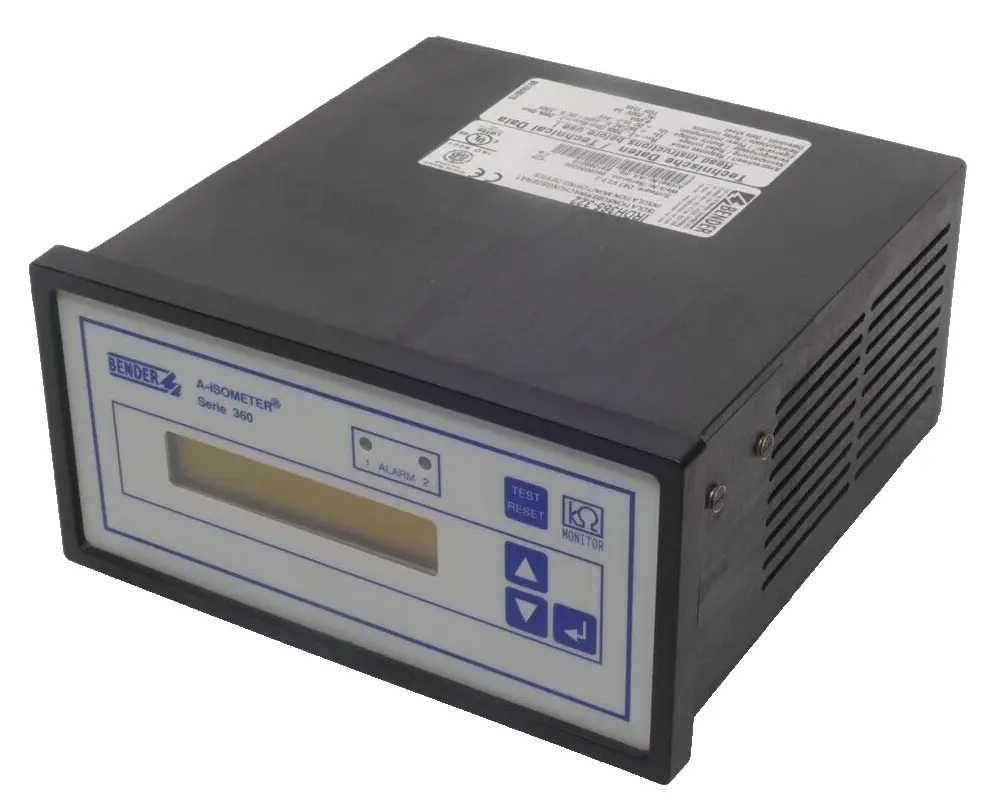 Produktfoto 1 von Bender Isolationsüberwachungsgerät B91068018 | D83 V2.5-3 | IRDH 365-322