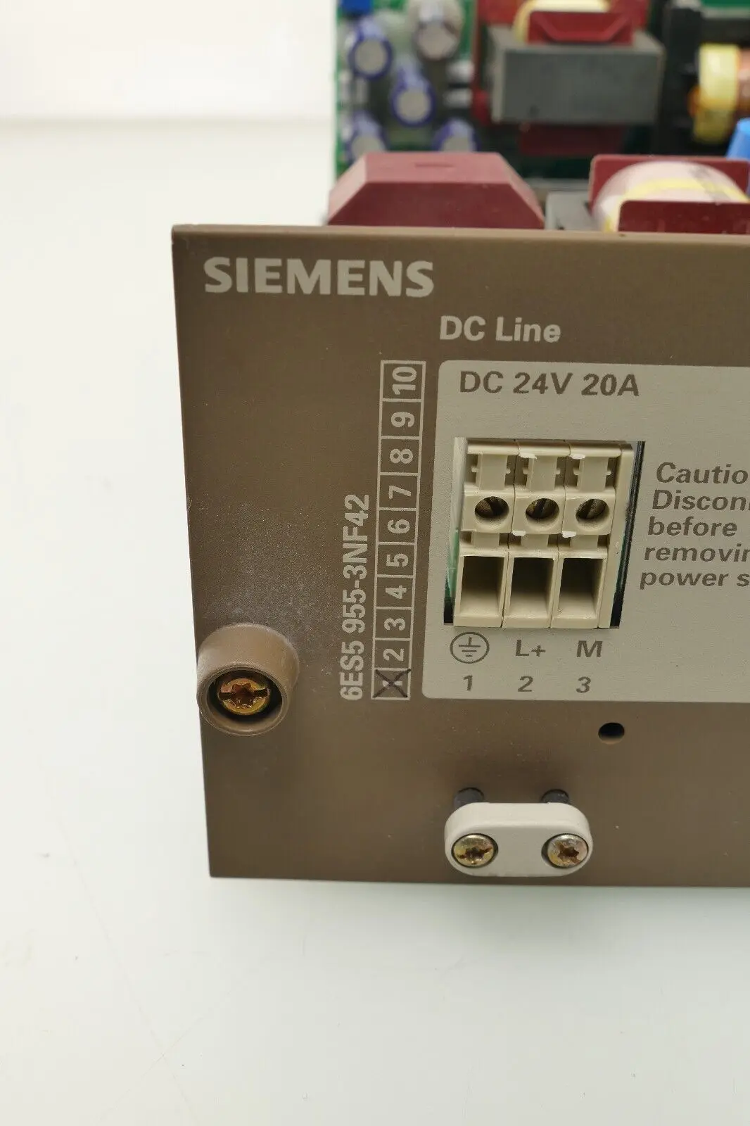 Produktfoto 1 von Siemens Power Supply 6ES5 955-3NF42 | E:01 | 6ES5955-3NF42