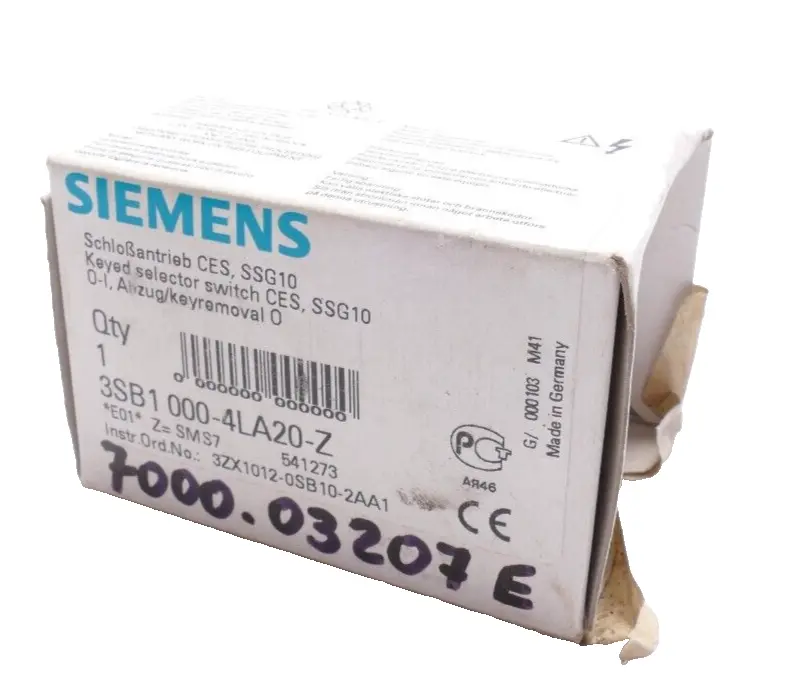 Produktfoto 1 von Siemens Schlossantrieb CES, SSG10 | 3SB1 000-4LA20-Z | Z=SMS7 | 3SB1000-4LA20-Z