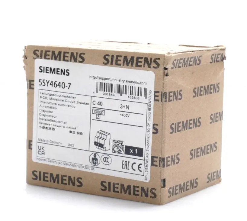 Produktfoto 1 von Siemens MCB Leitungsschutzschalter 5SY4 640-7 | C40 | 5SY4640-7