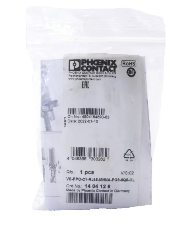 Produktfoto 1 von Phoenix Contact Steckverbinder VS-PPC-C1-RJ45-MNNA-PG9-8Q5-OL | 1404126