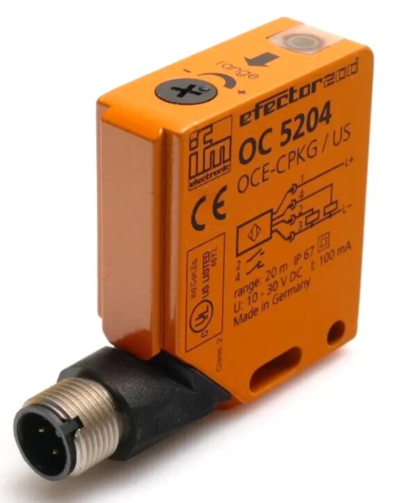 Produktfoto 1 von Ifm efector 200 Einweglichtschranke Empfänger OCE-CPKG/US | OC5204