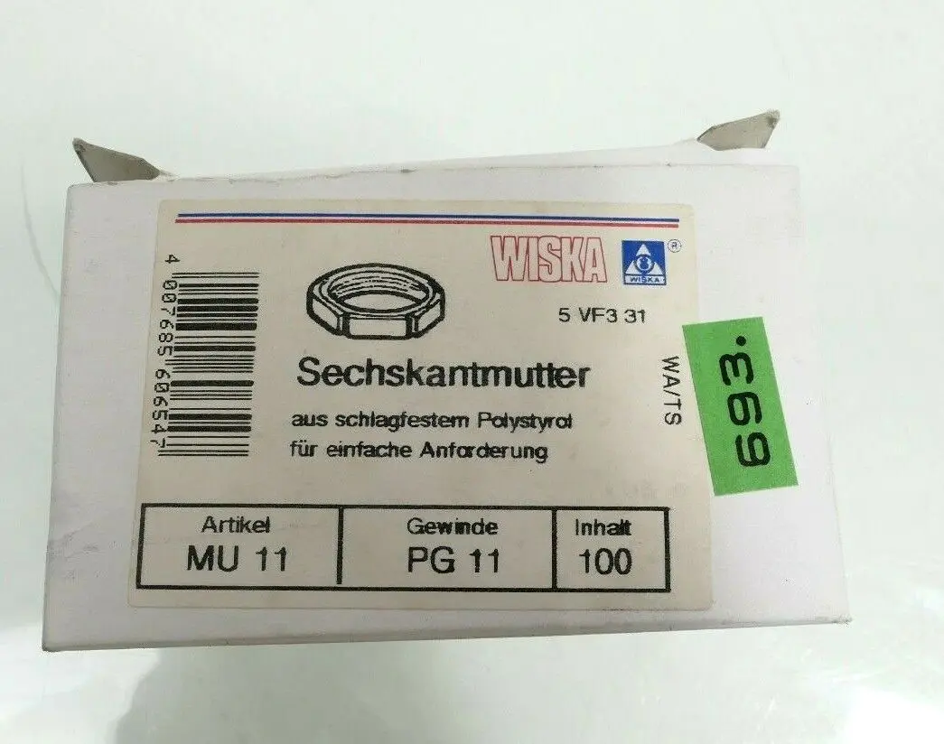 Produktfoto 1 von WISKA 6-KT-Muttern Gewinde PG11