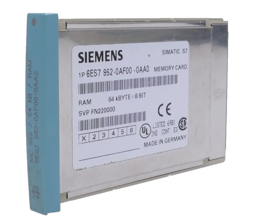 Siemens SIMATIC S7 Memory Card 6ES7 952-0AF00-0AA0 | E:01 | 6ES7952-0AF00-0AA0