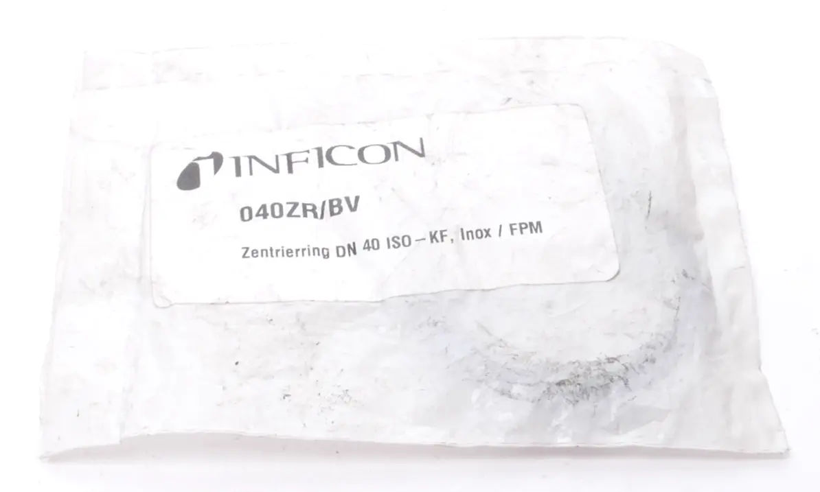 Produktfoto 1 von Inficon Zentrierring DN40 ISO-KF Inox/FPM | 040ZR/BV