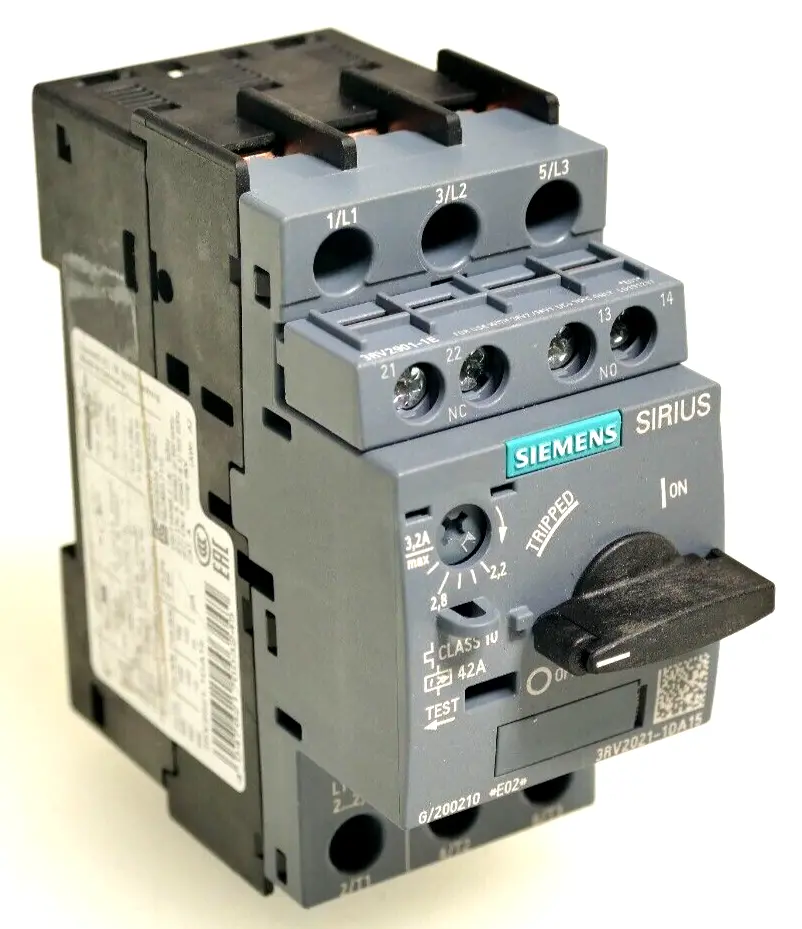 Siemens SIRIUS Leistungsschalter 3RV2 021-1DA15 | E:02 | 3RV2021-1DA15