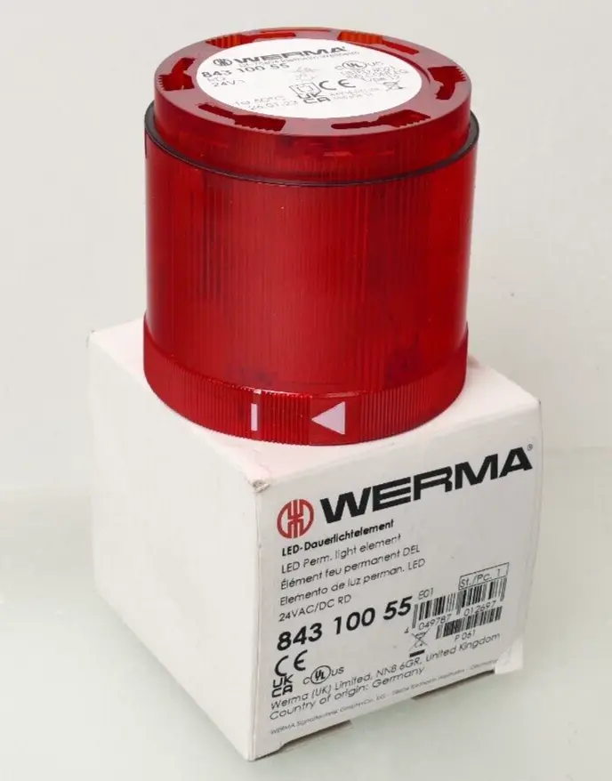 Produktfoto 1 von Werma LED-Dauerlichtelement Rot |  843 100 55
