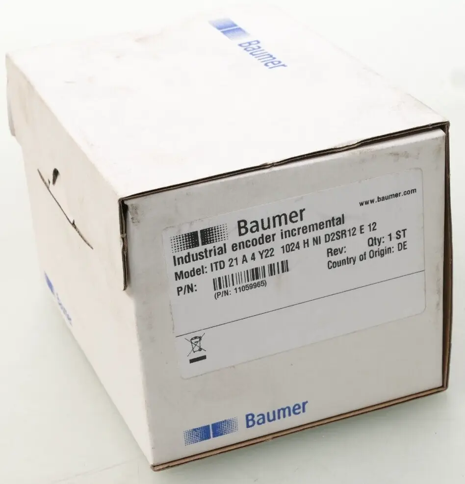 Produktfoto 1 von Baumer Industrial Encoder Incremental | ITD 21 A 4 Y22 1024 H NI D2SR12 E 12