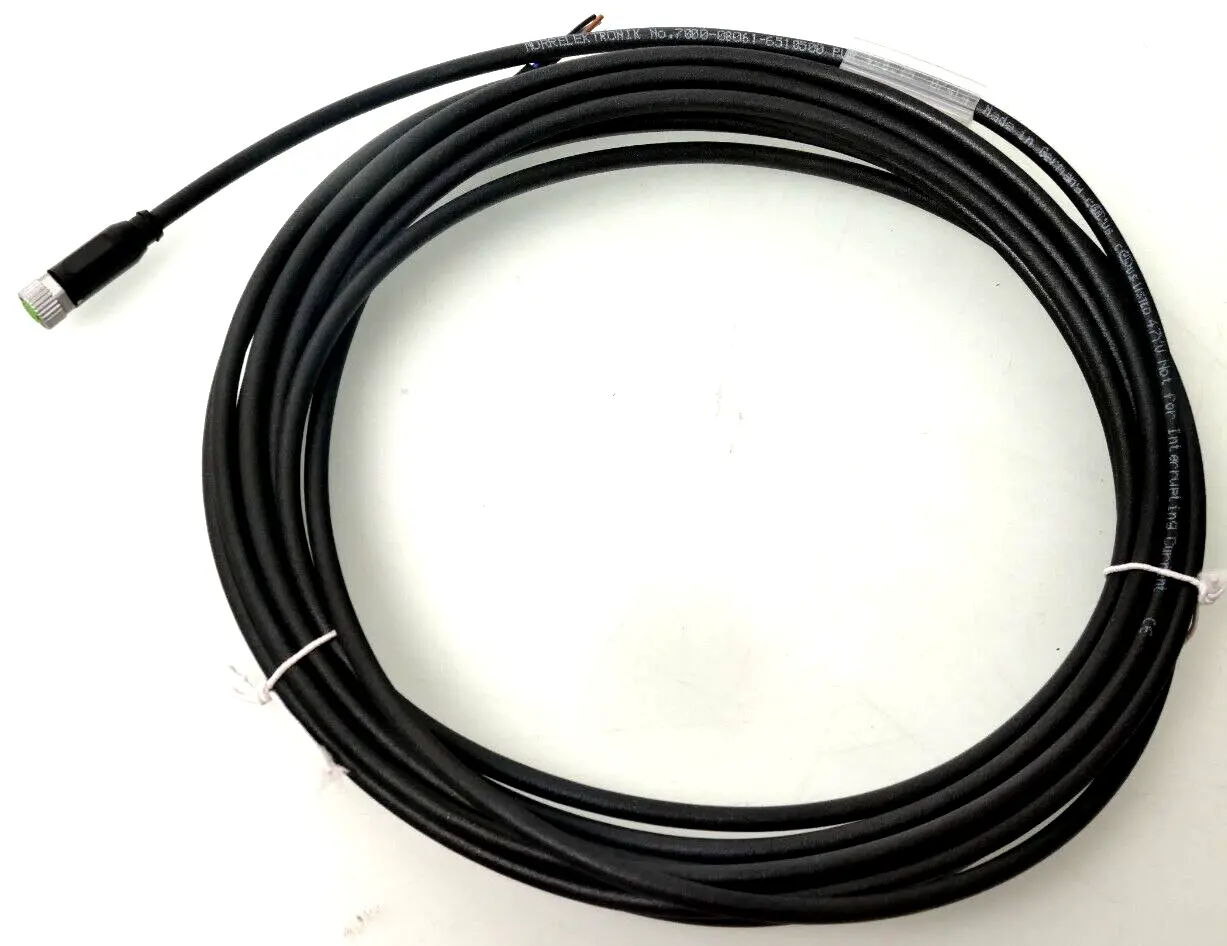 Produktfoto 1 von Murr Elektronik M8 Bu. 0° A-kod. Kabel 5m | 7000-08061-6510500