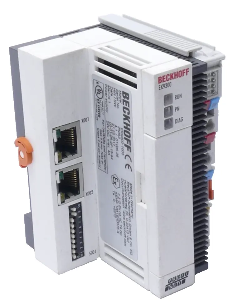 Produktfoto 1 von Beckhoff PROFINET-RT-Buskoppler | HW/SW:4.1/01V00.05 | EK9300-1005