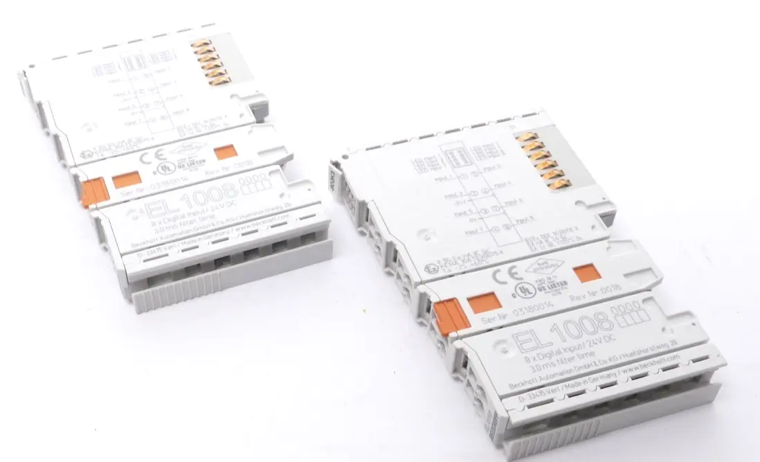 Produktfoto 1 von 4x Beckhoff EtherCAT-Klemme 8-Kanal-Digital-Eingang | EL1008