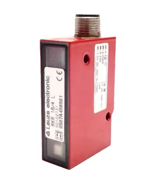 Produktfoto 1 von Leuze Electronic Reflex-Lichtschranke RKR 18/4 L | 50102731