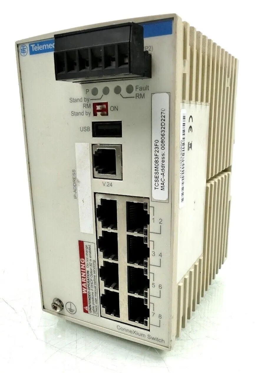 Produktfoto 1 von Schneider Telemecanique TCSESM083F23F0 ConneXium Managed Switch 8TX
