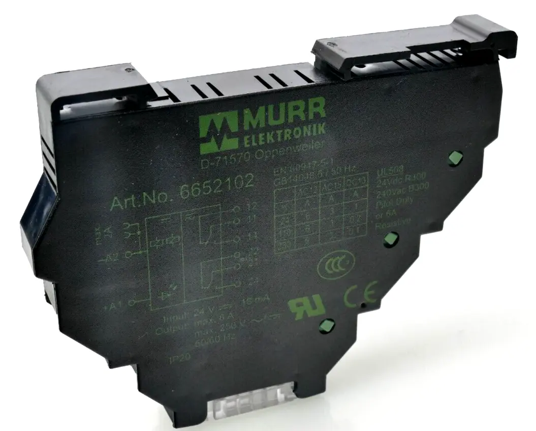 Produktfoto 1 von Murr Elektronik MIRO 12,4 24VDC-2U Ausgangsrelais | 6652102