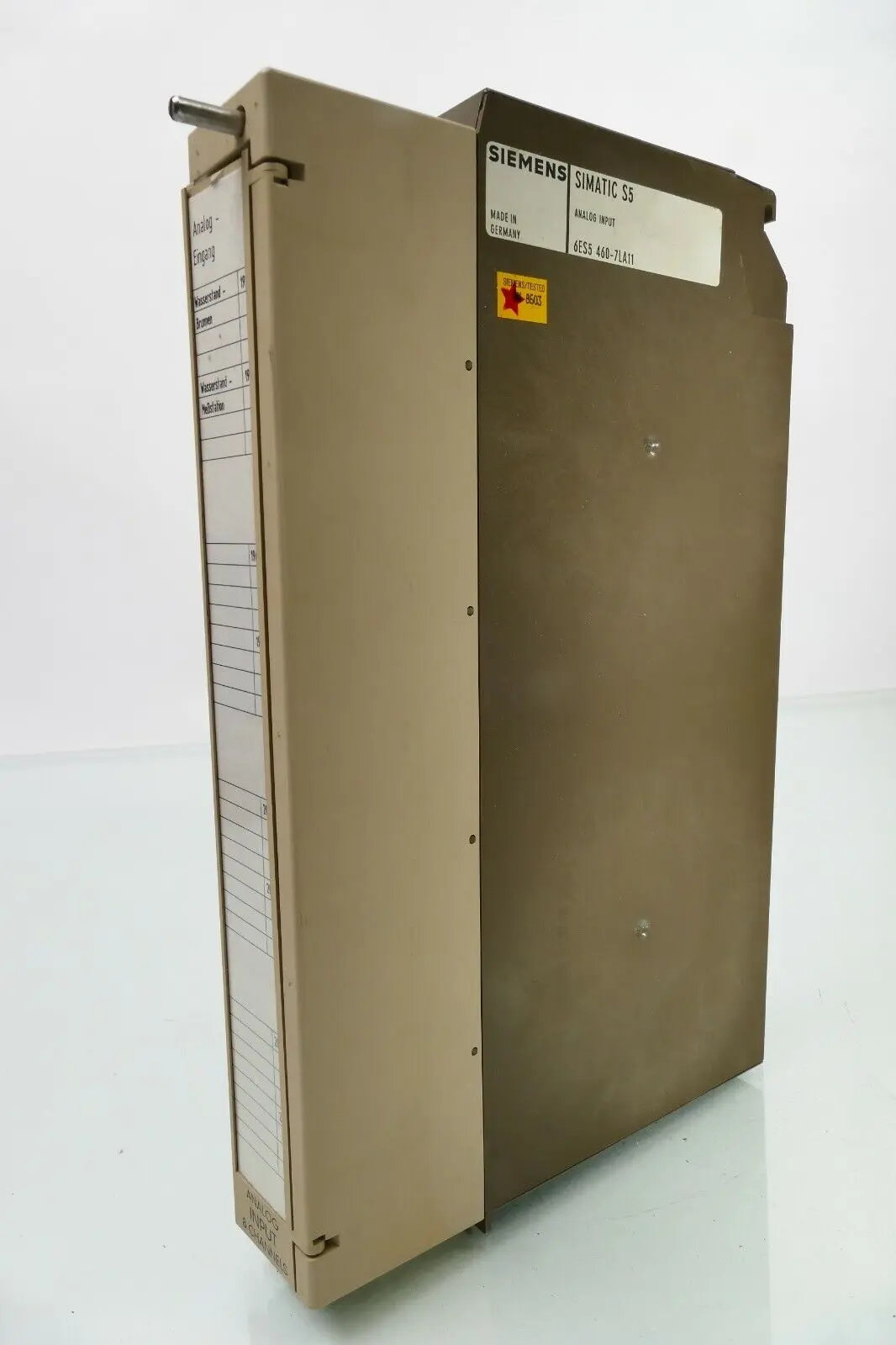 Produktfoto 1 von Siemens SIMATIC S5 Analogeingabe 6ES5 460-7LA11 | E:02 | 6ES5460-7LA11