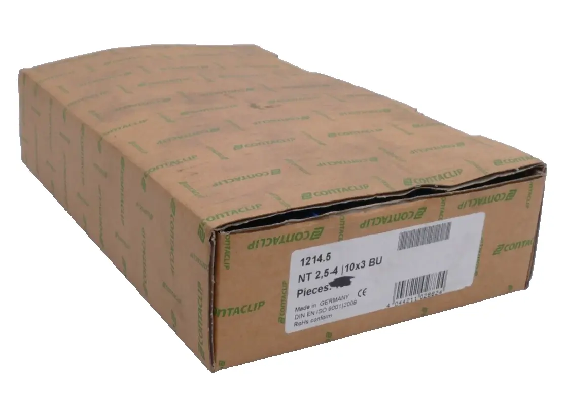 Produktfoto 1 von 53x Contaclip 1214.5 Neutralleiter-Trennklemmen NT 2,5-4 | 10x3 BU