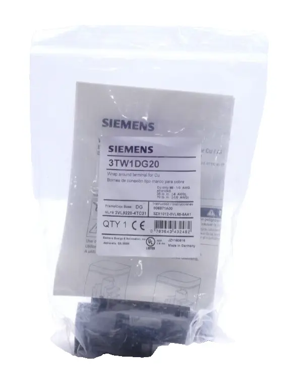 Produktfoto 1 von Siemens Wrap around terminal for CU | 3TW1DG20