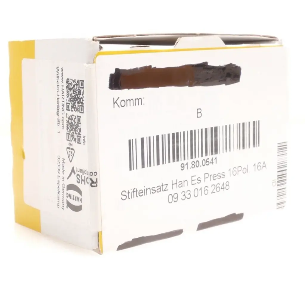 Produktfoto 1 von Harting Stifteinsatz Han Es Press 16Pol 16A | 09330162648