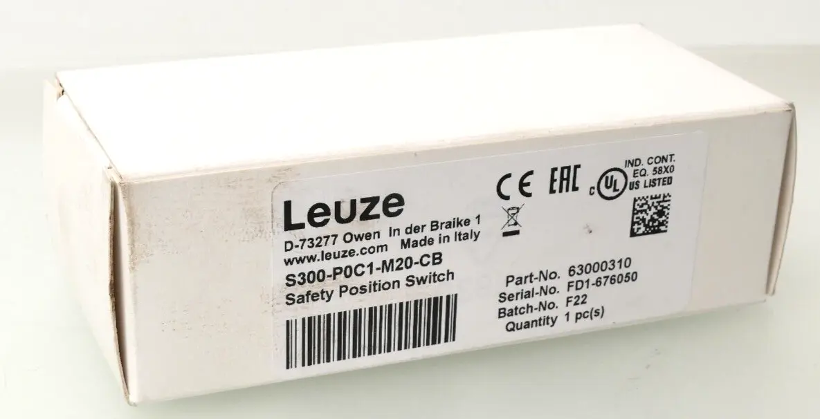 Produktfoto 1 von Leuze Sicherheits-Positionsschalter S300-P0C1-M20-CB | 63000310