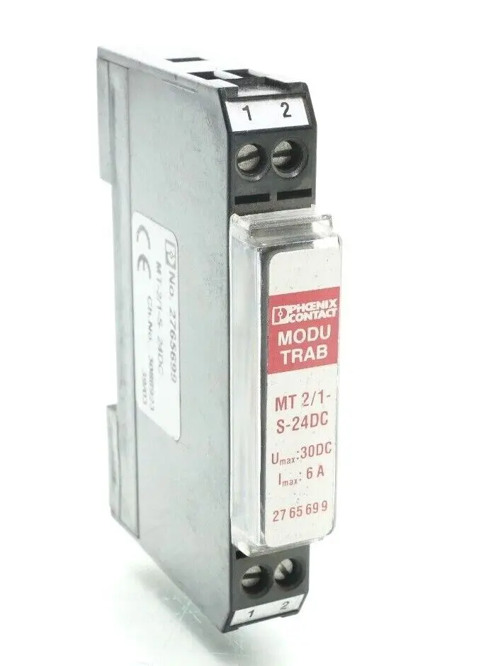 Produktfoto 1 von Phoenix Contact Überspannungsschutzgerät 27 65 69 9 | MT-2/1-S-24DC | 2765699