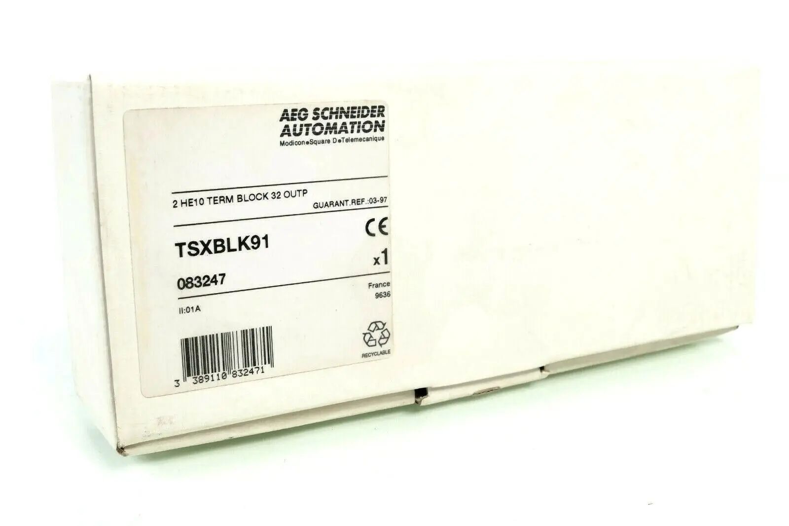 Produktfoto 1 von AEG Schneider Terminal Block TSXBLK91 | 083247