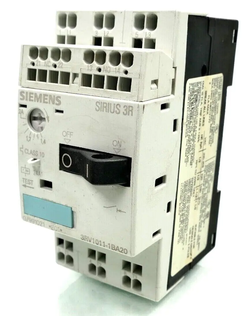 Produktfoto 1 von Siemens SIRIUS 3R Leistungsschalter 3RV1 011-1BA20 | E:01 | 3RV1011-1BA20