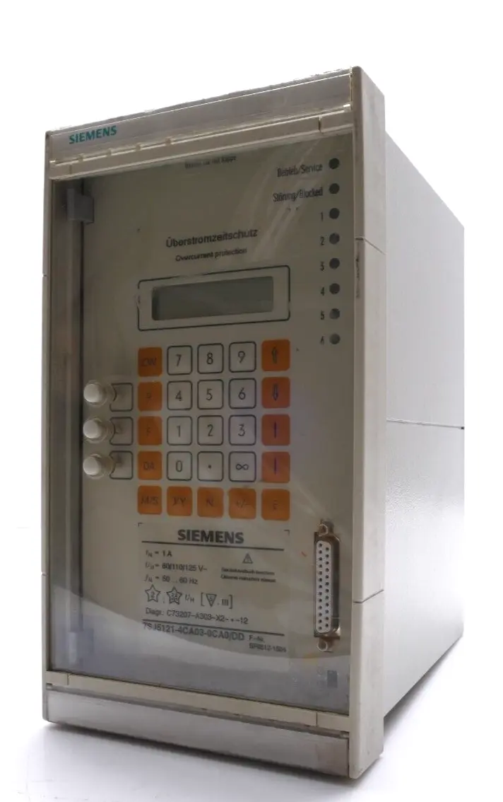Produktfoto 1 von Siemens Überstromzeitschutz 7SJ5 121-4CA03-0CA0/DD | 7SJ5121-4CA03-0CA0/DD