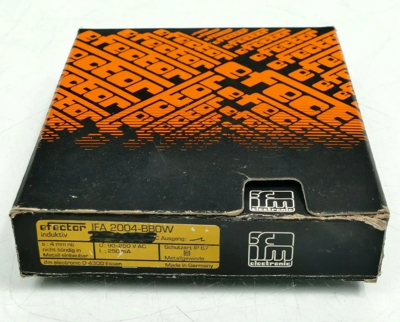 Produktfoto 1 von Ifm Electronic Induktiver Sensor IFA2004-BBOW | IFA 2004-BBOW