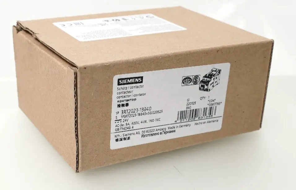 Produktfoto 1 von Siemens SIRIUS Schütz 3RT2 023-1BB40 | E:04 | 3RT2023-1BB40