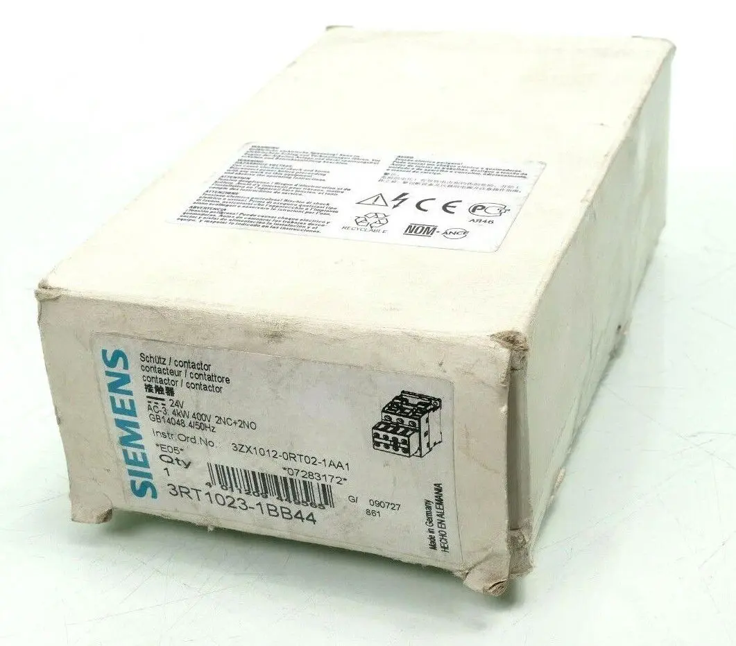 Produktfoto 1 von Siemens SIRIUS Schütz 3RT1 023-1BB44 | E:05 | 3RT1023-1BB44