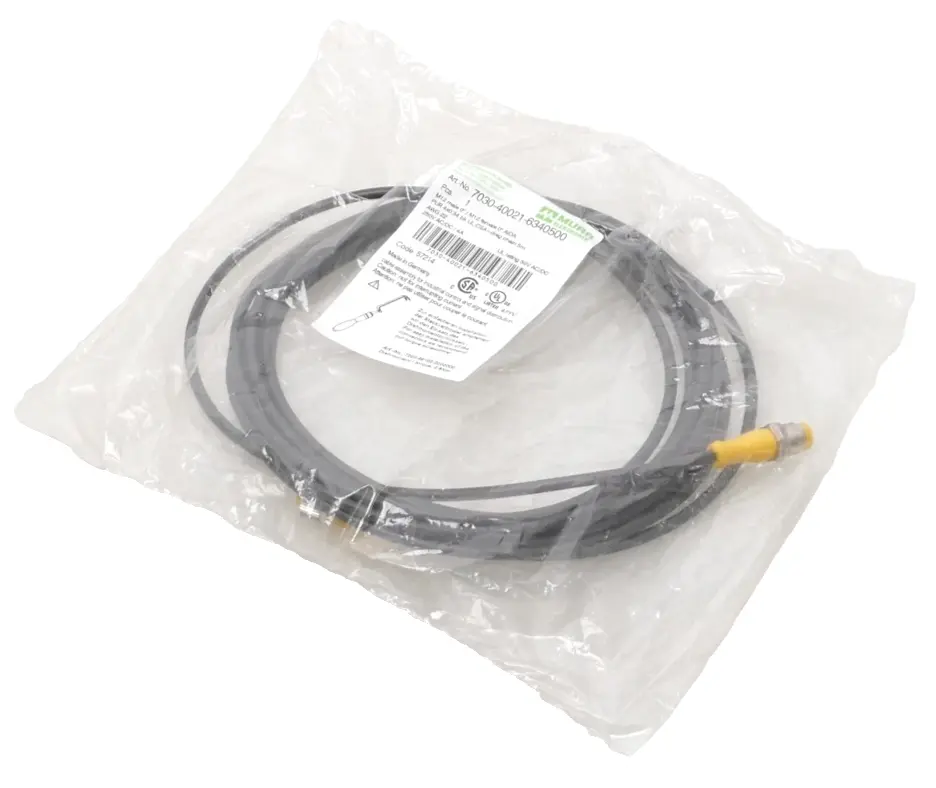 Produktfoto 1 von Murr Elektronik M12 Verbindungskabel 5m | 7030-40021-6340500