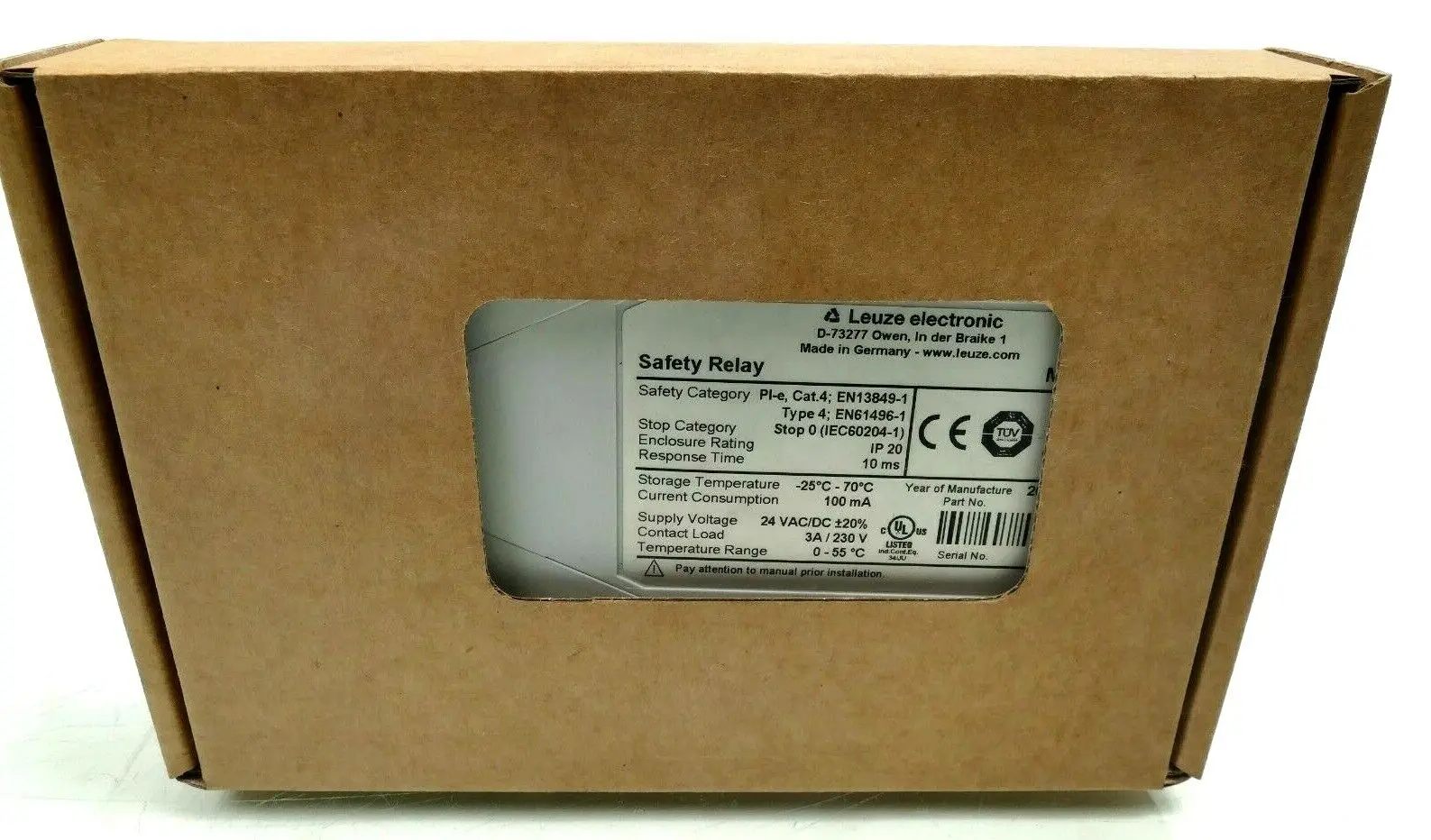 Produktfoto 1 von Leuze Sicherheits-Schaltgerät MSI-SR4B-01 | 547950